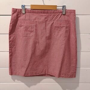 ❤️TOMMY HILFIGER Red & White Mini Skirt - Size 16